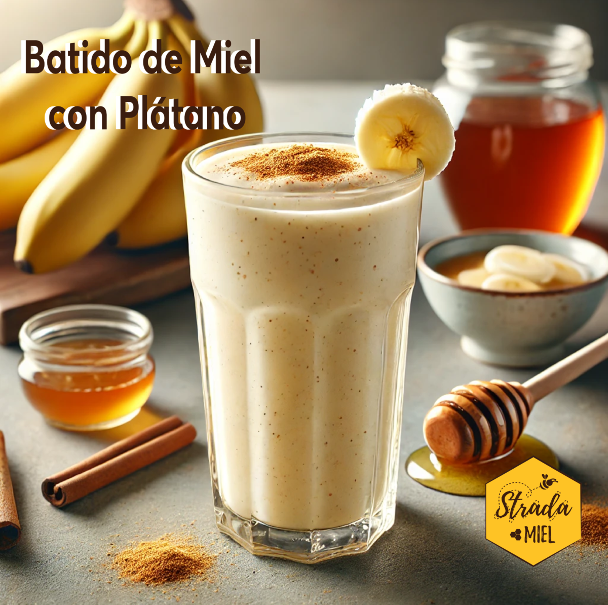 RECETA: Batido de Miel y Plátano