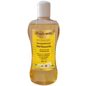 STRADA MIEL _SHAMPOO DORADO MANZANILLA CON MIEL VENTA TIENDA ONLINE VISTA FRONTAL